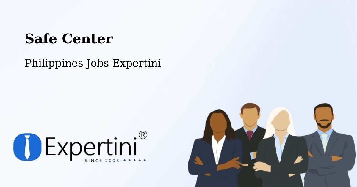 Safety Center – Compostela - Philippines Jobs Expertini